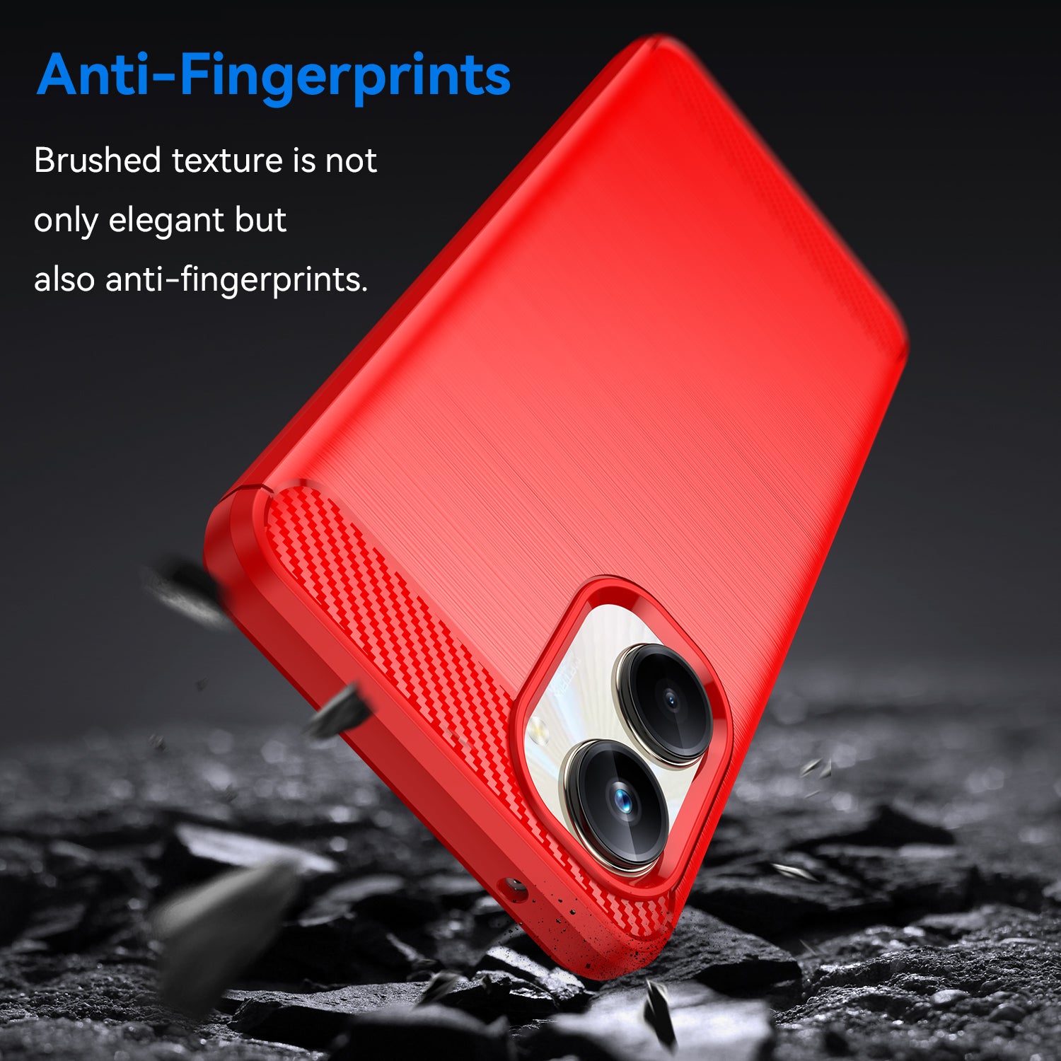 For Realme 10 Pro 5G Carbon Fiber Texture Brushed Surface Phone Case Soft TPU Protective Cover For Realme 10 Pro 5G Carbon Fiber Texture Brushed Surface Phone Case Soft TPU Protective Cover